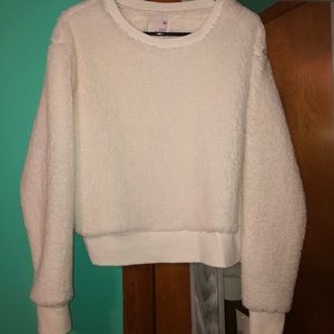 So Cozy Softest Sherpa Sweatshirt (NEVER WORN)